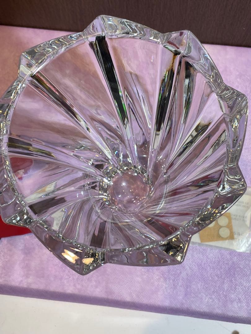 yoshi 　　　　　　　クリスタル バカラ花瓶