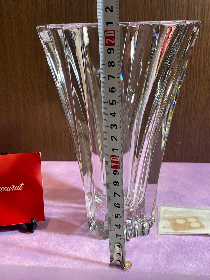 yoshi 　　　　　　　クリスタル バカラ花瓶