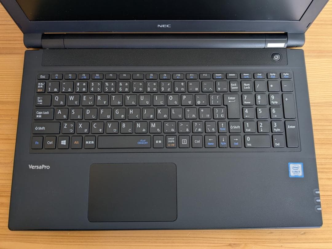 NEC VersaPro ノートPC 15.6型　テンキーDVD