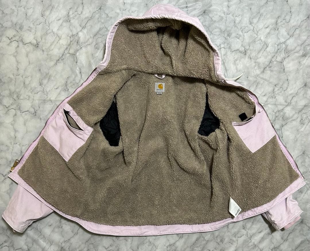 カーハート シエラ ジャケット ライトピンク 希少 フード メキシコ製 XL