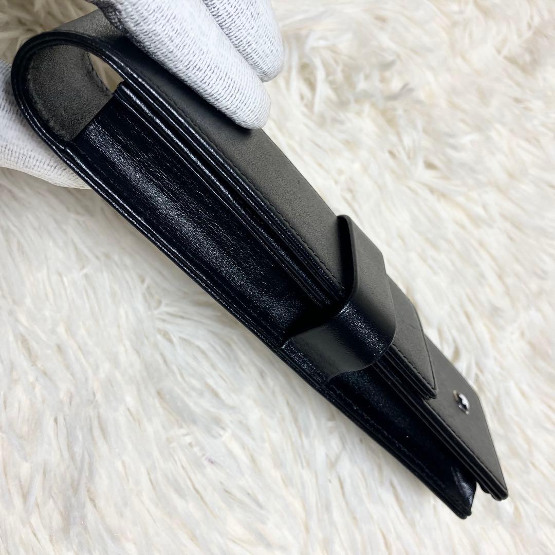 【美品】MONTBLANC モンブラン ペンケース レザーブラック 付属品付き