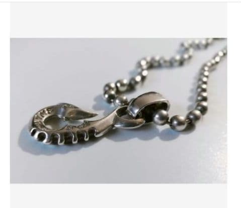 【BWL】フィッシュフック・ボールチェーンネックレス＆カーディガンのセット