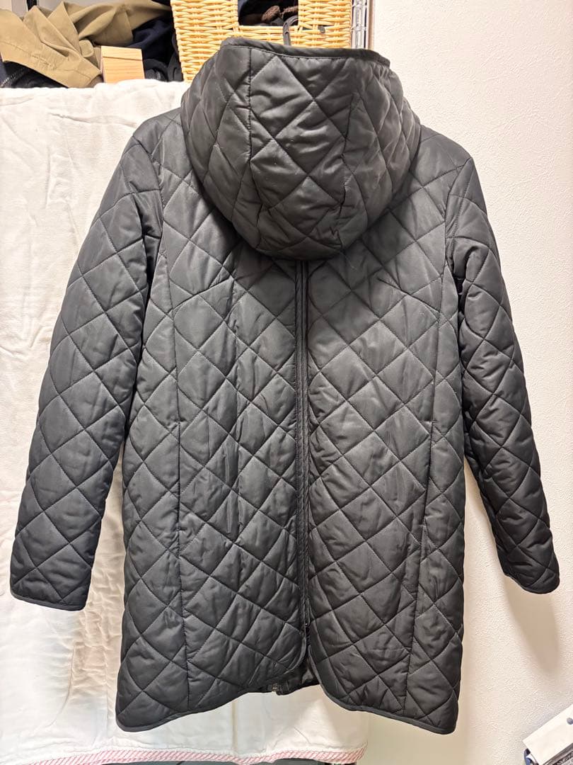 ママコート　スイートマミー　ダッカー　キルティングコート　黒