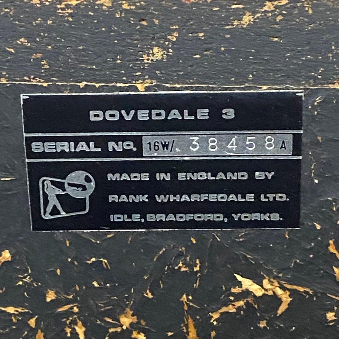 ジャンク扱い WHARFEDALE DOVEDALE3 スピーカー 長期保管品