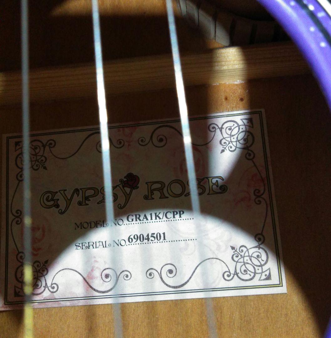 GYPSY ROSE 　ジプシーローズ　ギター　GRA1K/CPP　ケース付き