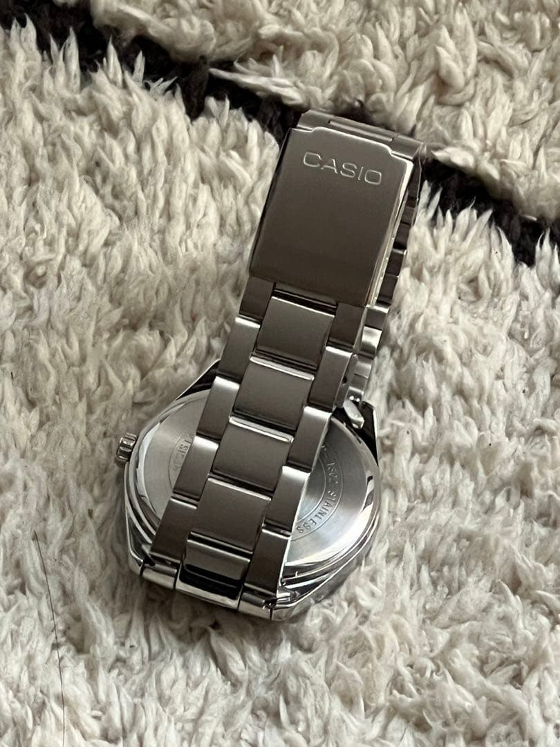 casio 腕時計 ティファニーブルーMTP-1302D-2A2JF