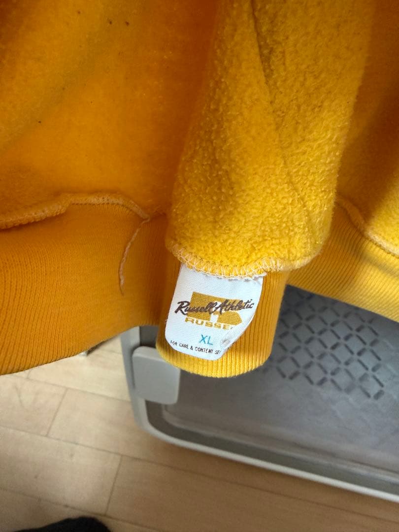 70s 80s russell 金タグ vtg スウェット パーカー ラッセル