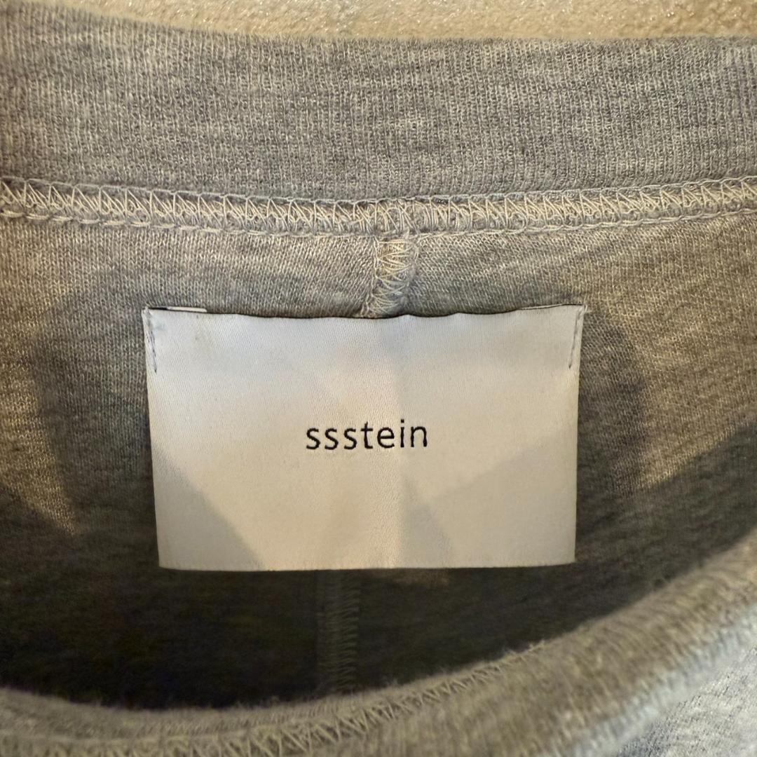 ssstein COTTON DOUBLE KNIT CREWNECK 極美品
