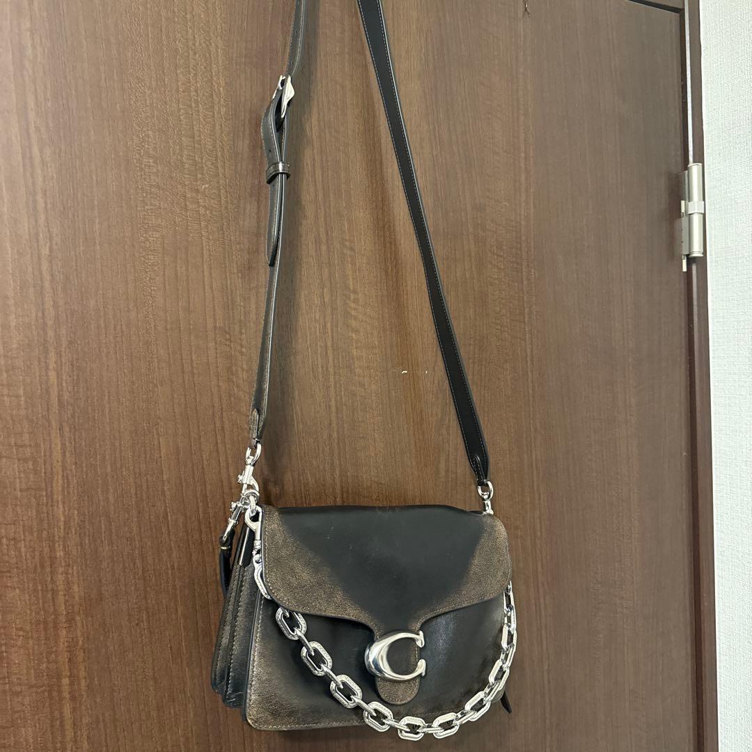 【COACH 】チェーン タビー ショルダー ラブドレザー