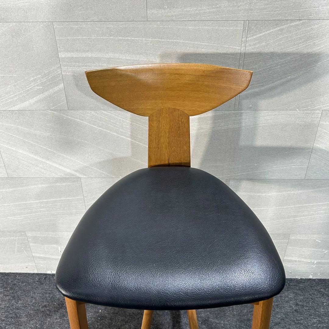 白川家具 カウンターチェア ハイタイプ 無垢材 S-076 おしゃれ d3060