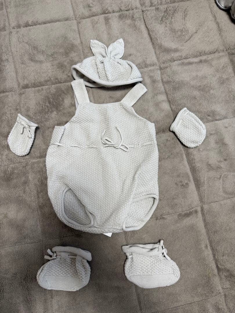 MARL MARL ニューボーンセット　グレー　箱付き　退院着