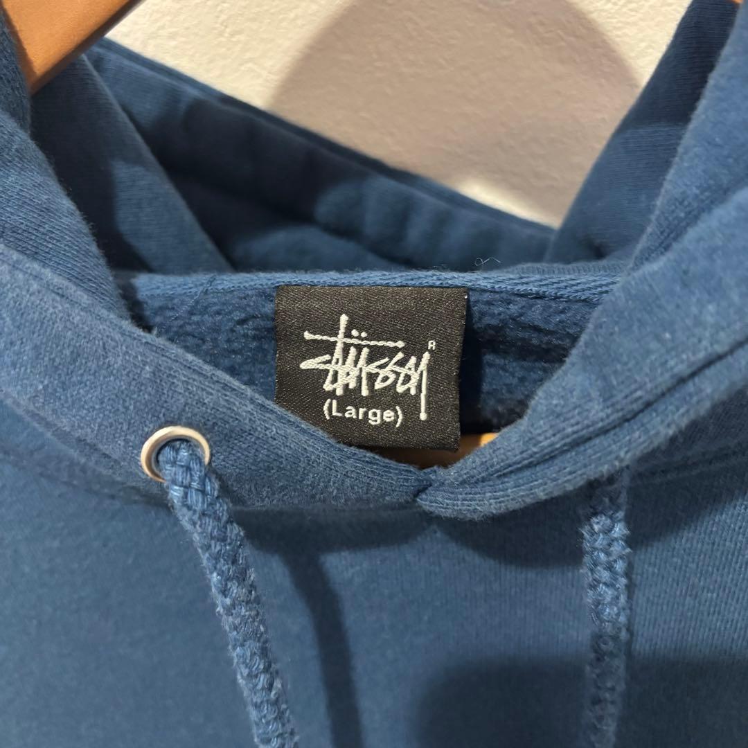 ようちん　STUSSY スカル柄スウェットパーカー　オールドステューシー