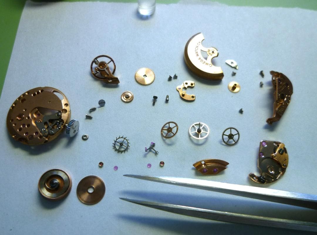 OH済　オメガ　1970年製 デビル　カットガラス　レディース　自動巻き　美品！