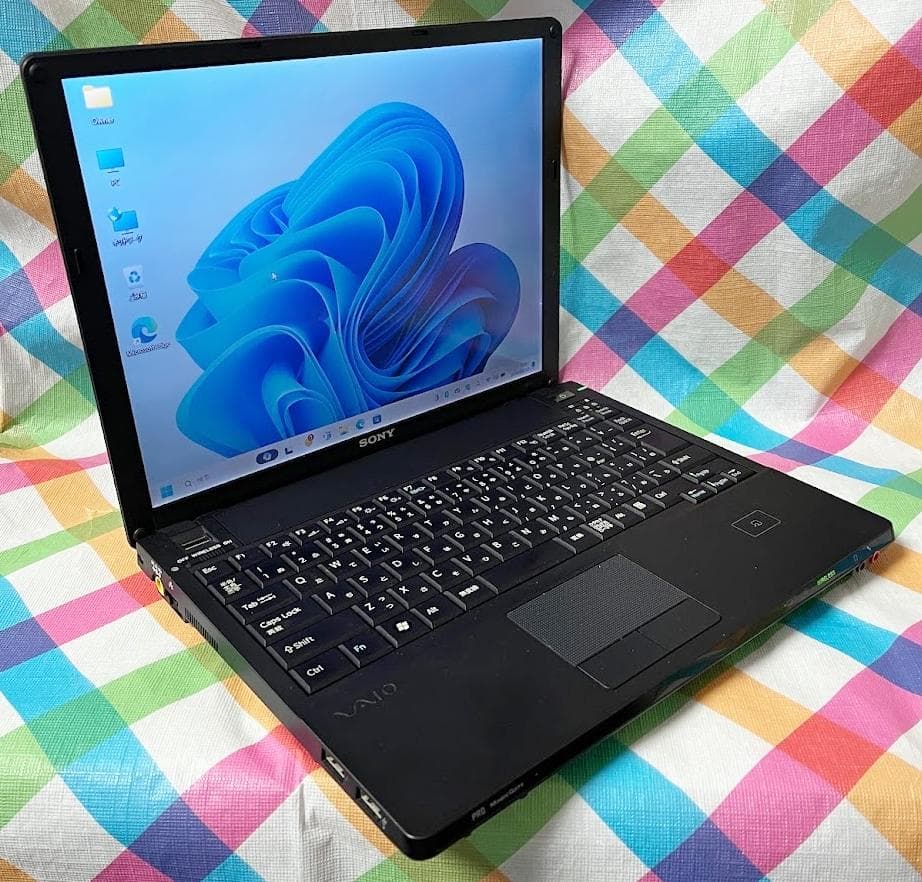【SONY製VAIO】軽量モバイル WIN11/4GB/SSD★動作良好