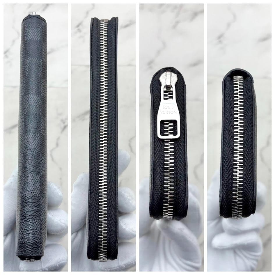 【極美品】ルイヴィトン　ダミエグラフィット　ジッピーウォレット　ヴェルティカル