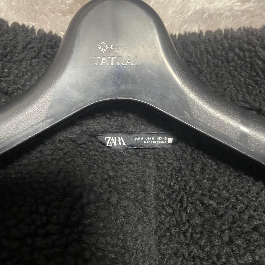 健介 ZARA フェイクムートン フェイクファーダブルライダースジャケット