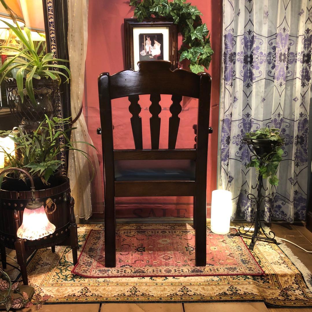 Daichi L１　80’sヴィンテージ ブナ無垢アンティークアームチェア