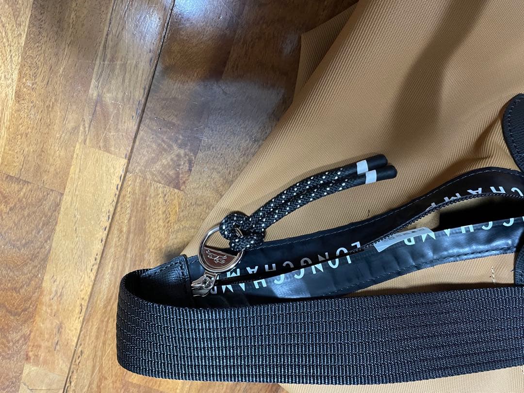 ロンシャン／ブラウン ボストンバッグ ナイロン製