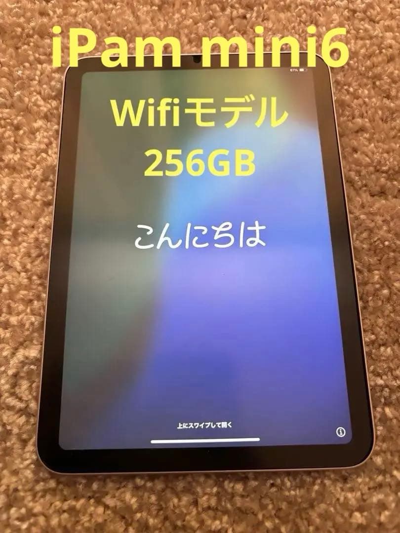 iPadmini (第6世代) WiFi パープル256GB