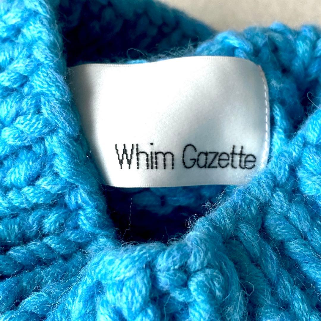 美品.定価2.8万☆ウィムガゼット ハンドケーブルニット ゆったり