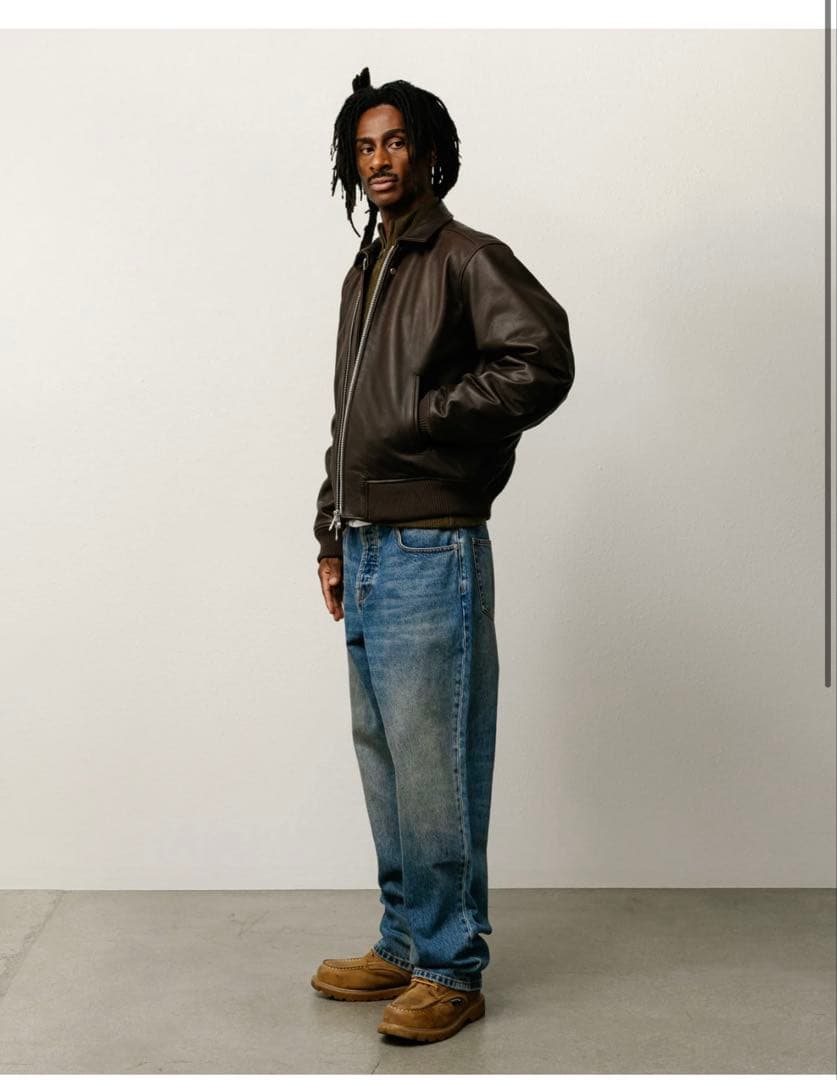 パンツ stussy BIG'OLJEAN DENIM VINTAGE MIDWASH