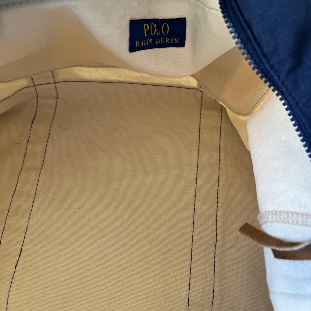Polo Ralph Lauren トートバッグ アイボリー/ネイビー