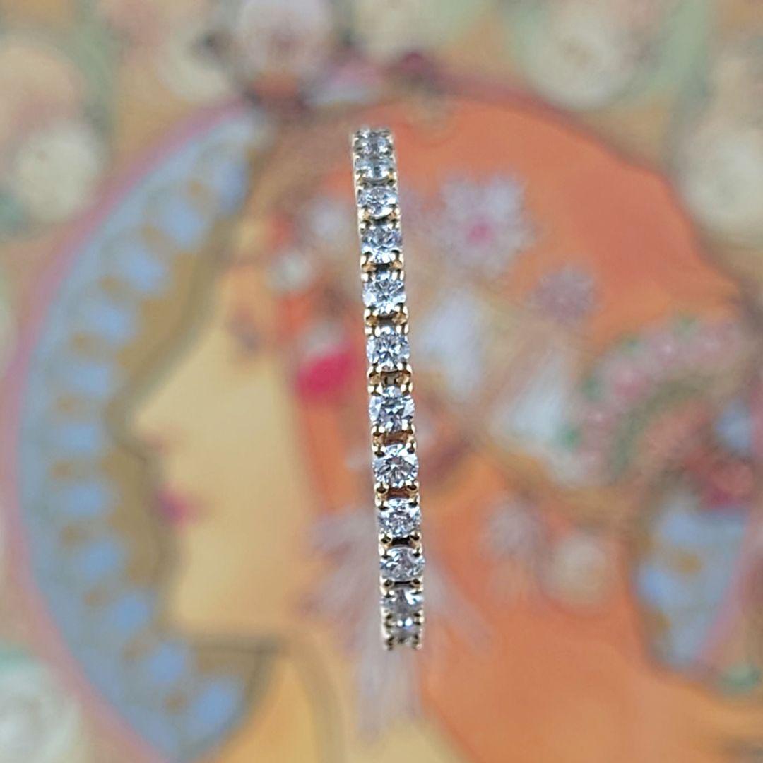 ヴァンドーム K18ダイヤモンドリング　18金　ダイヤ　ハーフエタリティリング