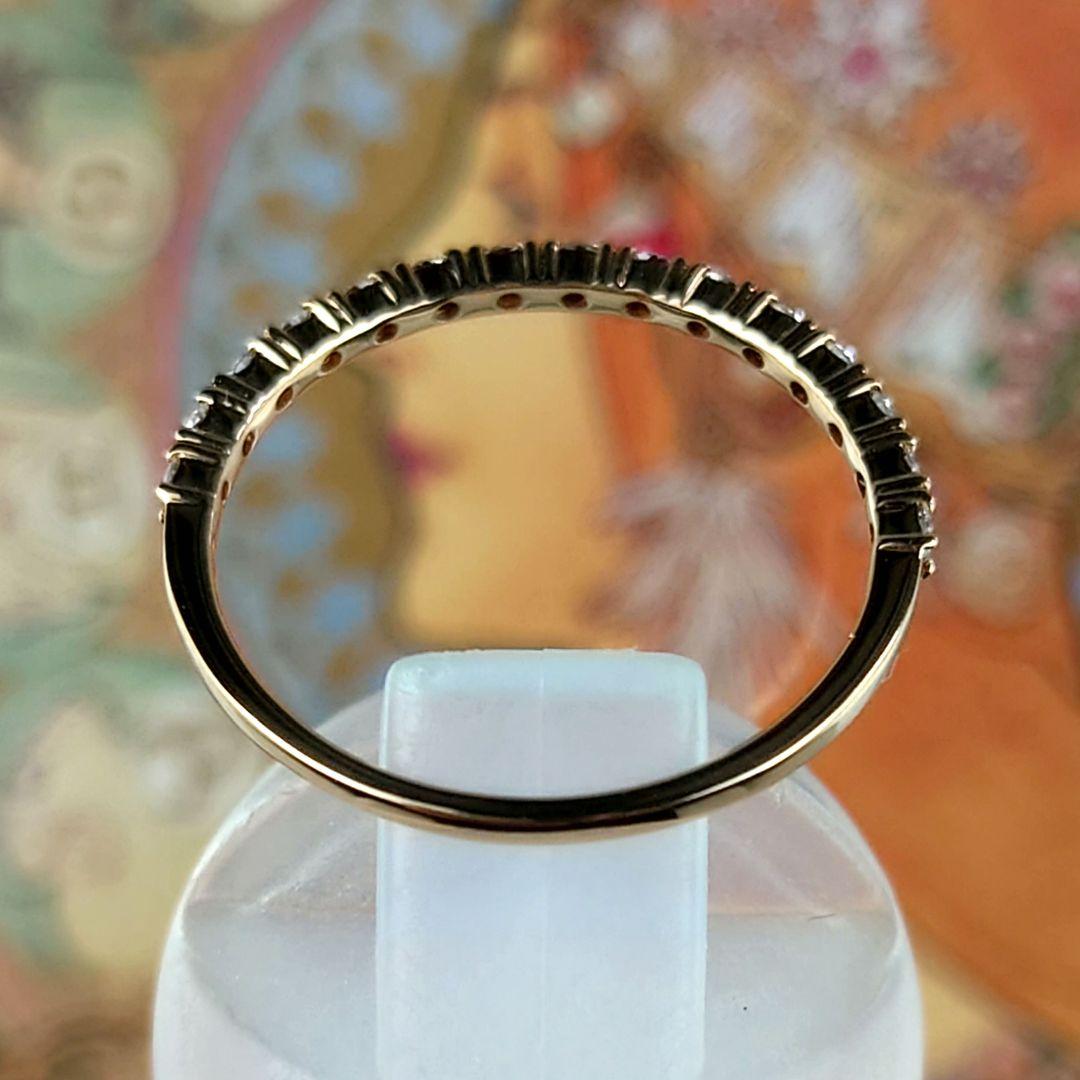 ヴァンドーム K18ダイヤモンドリング　18金　ダイヤ　ハーフエタリティリング