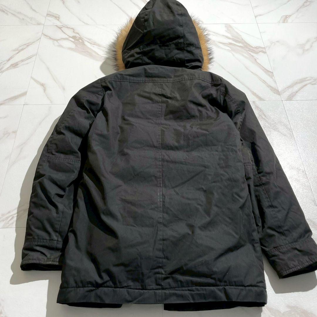 ピレネックス アヌシー エディフィス別注 ブラック ファー ダウンジャケット