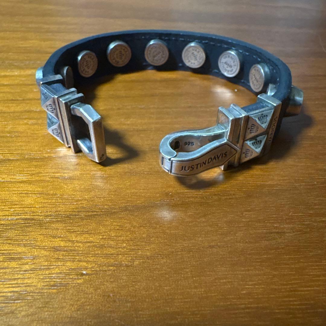 JUSTIN DAVIS RIVA LEATHER ブレスレット　廃盤品
