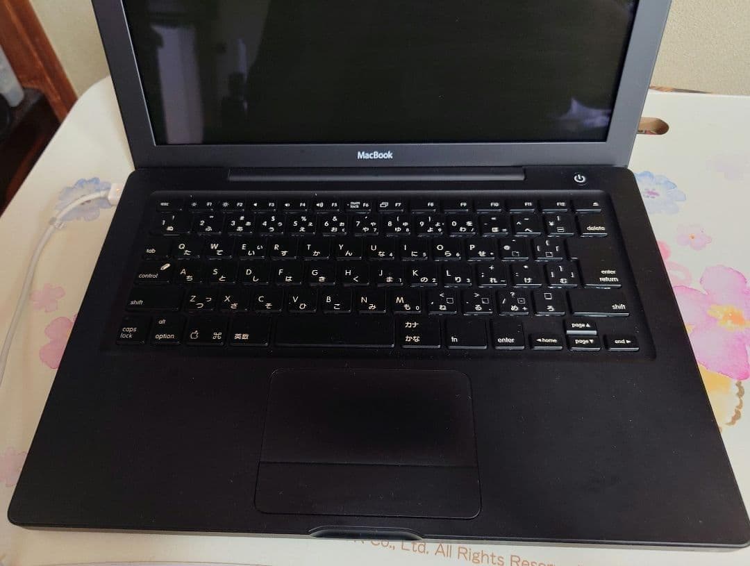 【中古】 MacBook ブラック 黒 本体 Apple 2006 2007