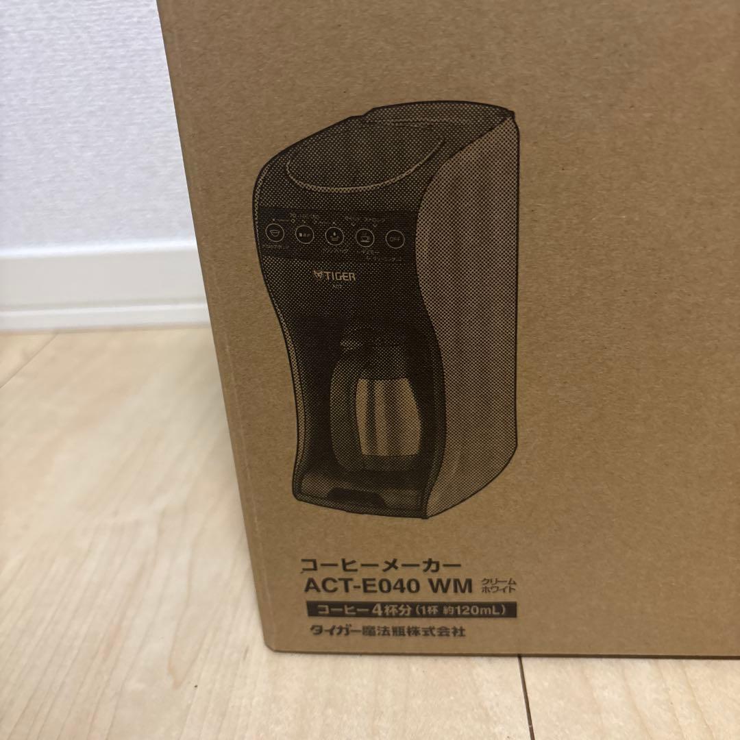 TIGER 自動コーヒーメーカー ホワイト ACT-E040 WM