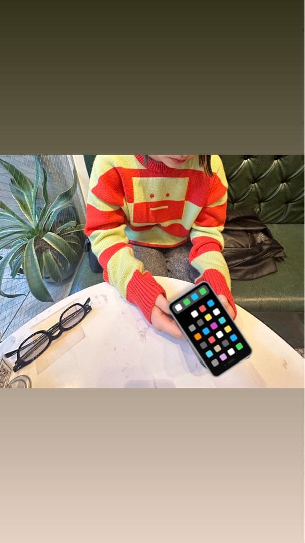 Acne Studios ストライプニットセーター