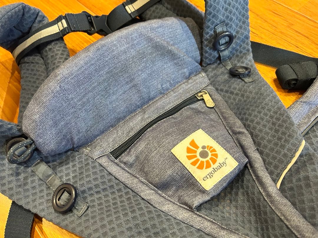 エルゴベビー オムニブリーズ ヘザードデニムブルー