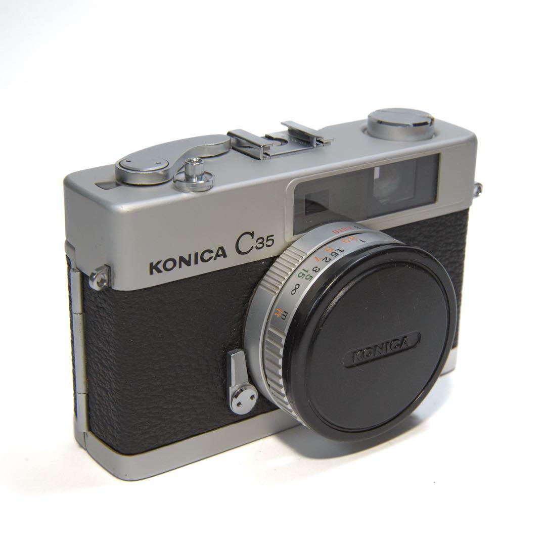 コニカ C35 シルバー　KONICA C35 フィルムカメラ