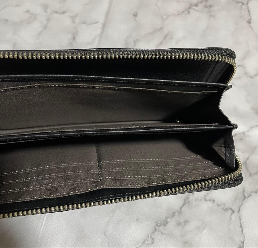 美品　PORTER ポーター ワンダー 長財布 レザー 黒 カモフラ