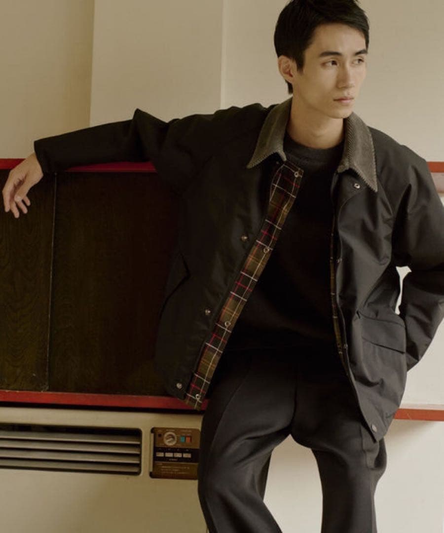 Barbour バブアー アダムエロペ別注リバーシブルブルゾン トランスポート