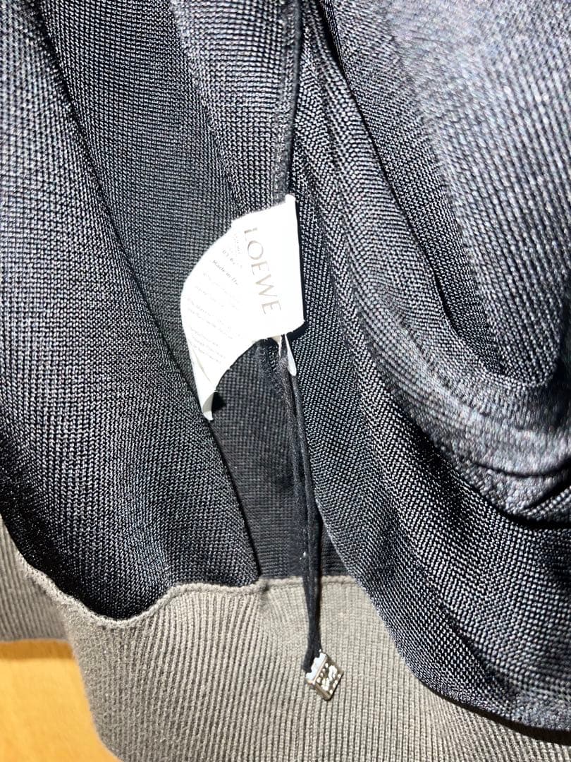 LOEWE ジップアップジャケット ブラック