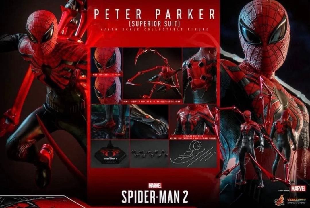 【新品】ホットトイズSpider-Man2スパイダーマンスーペリアスーツ
