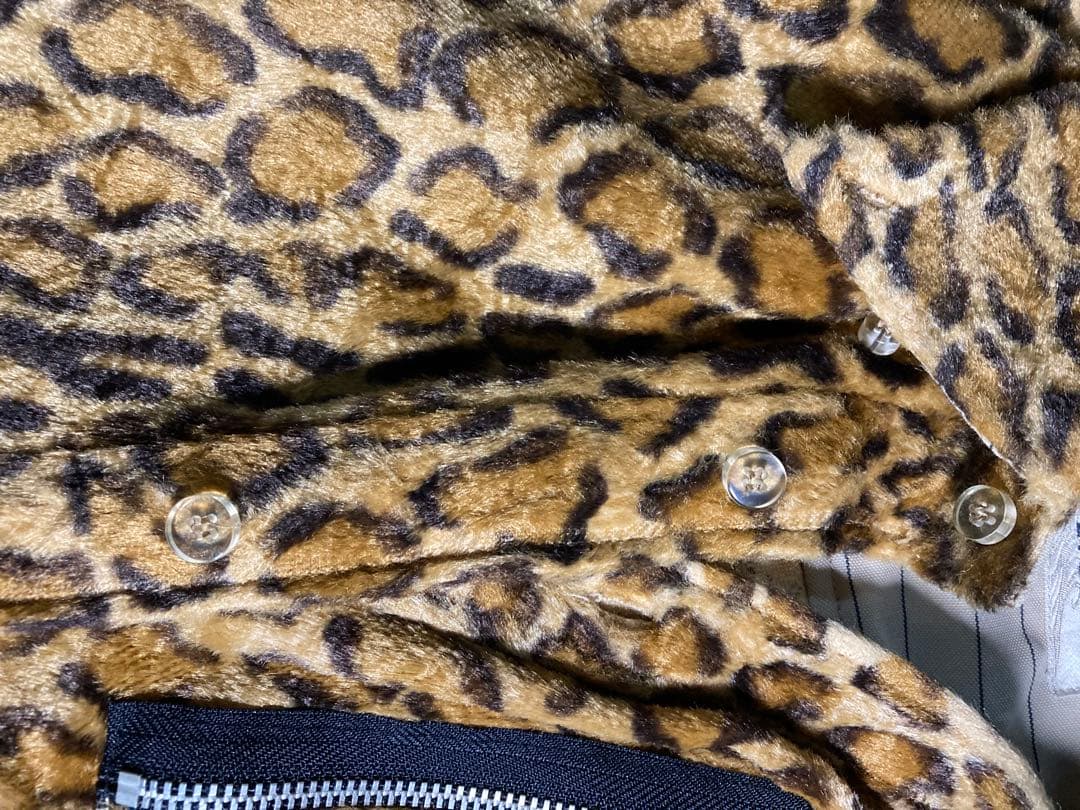 20471120 ヒョウ柄 半袖シャツ レオパード ロック パンク 衣装 M