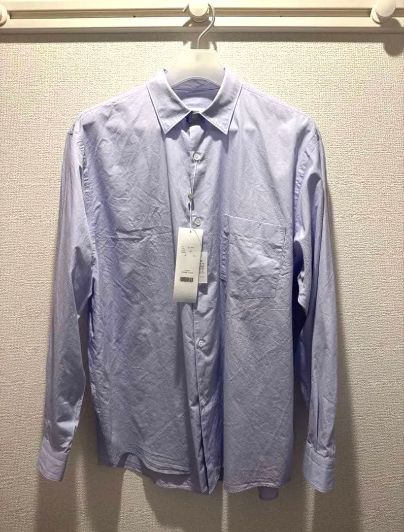 新品未使用 COMOLI コモリシャツ 23ss SAX サイズ4 限定カラー