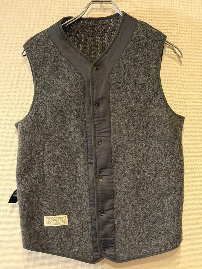 RRL ビーチクロスベスト／ジレ グレー