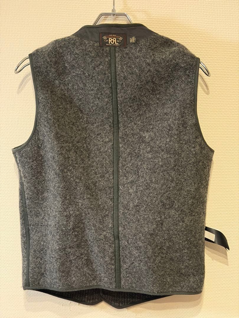 RRL ビーチクロスベスト／ジレ グレー