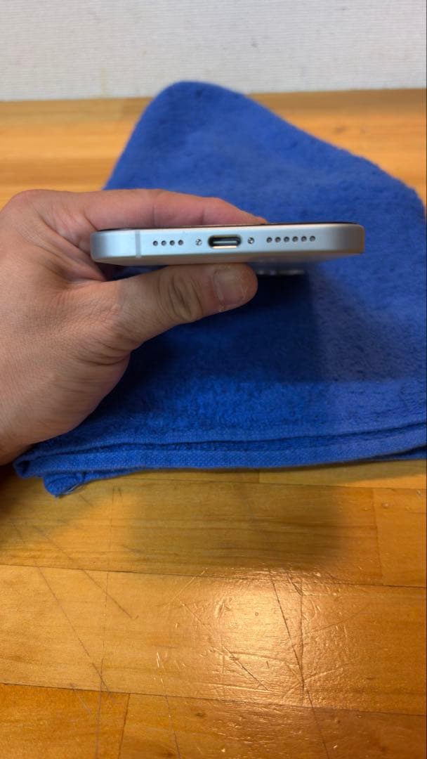 極美品 iPhone15plus 128GB Blue SIMフリー