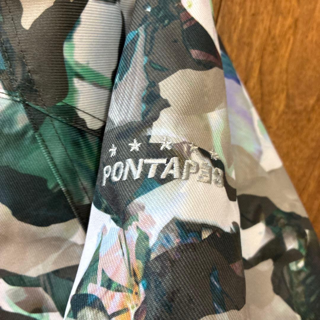 本日お値下げ中　 ポンタペス スノーボードウェア カモフラージュL 上下セット