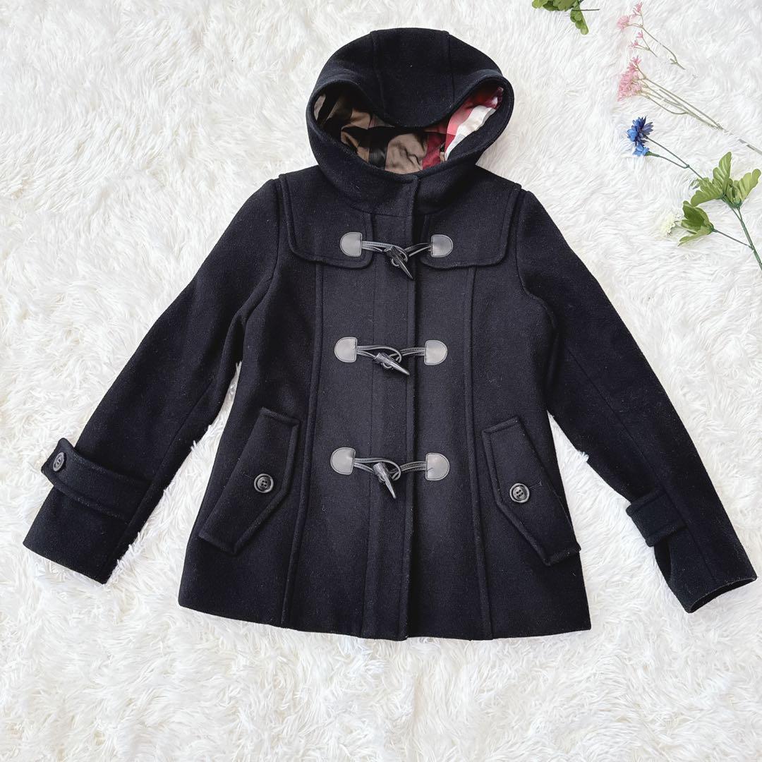 BLUE LABEL CRESTBRIDGE ダッフルコート　黒　通勤　通学