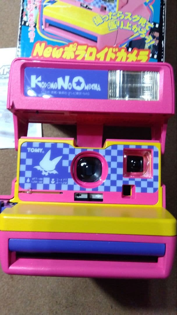 TOMY Newポラロイドカメラ ピンク
