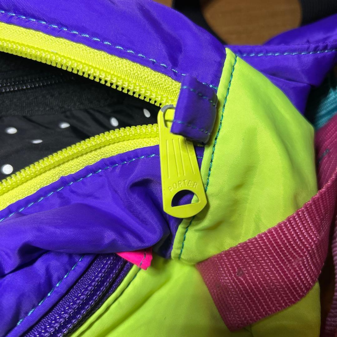 ポーター　PORTER コラボ　ボディバッグ ネオンカラー　PFY15