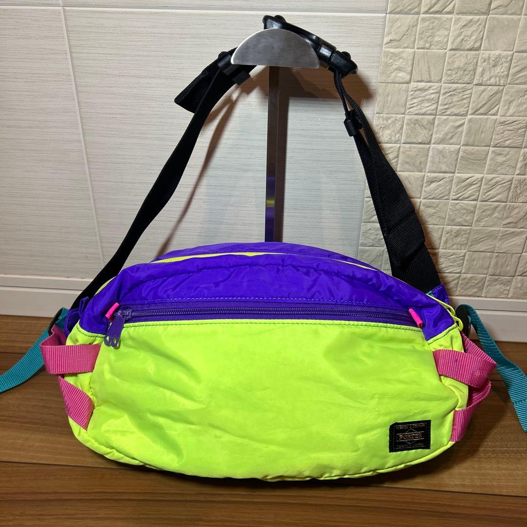 ポーター　PORTER コラボ　ボディバッグ ネオンカラー　PFY15