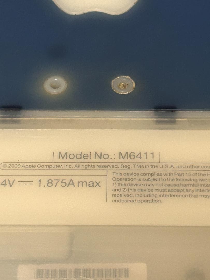 M*x様 Apple iBook M6411　　ジャンク